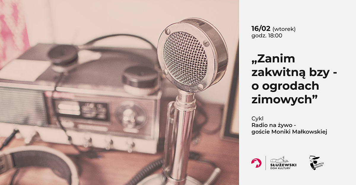 Bner promujący wydrzenie Nim zakwitną bzy.