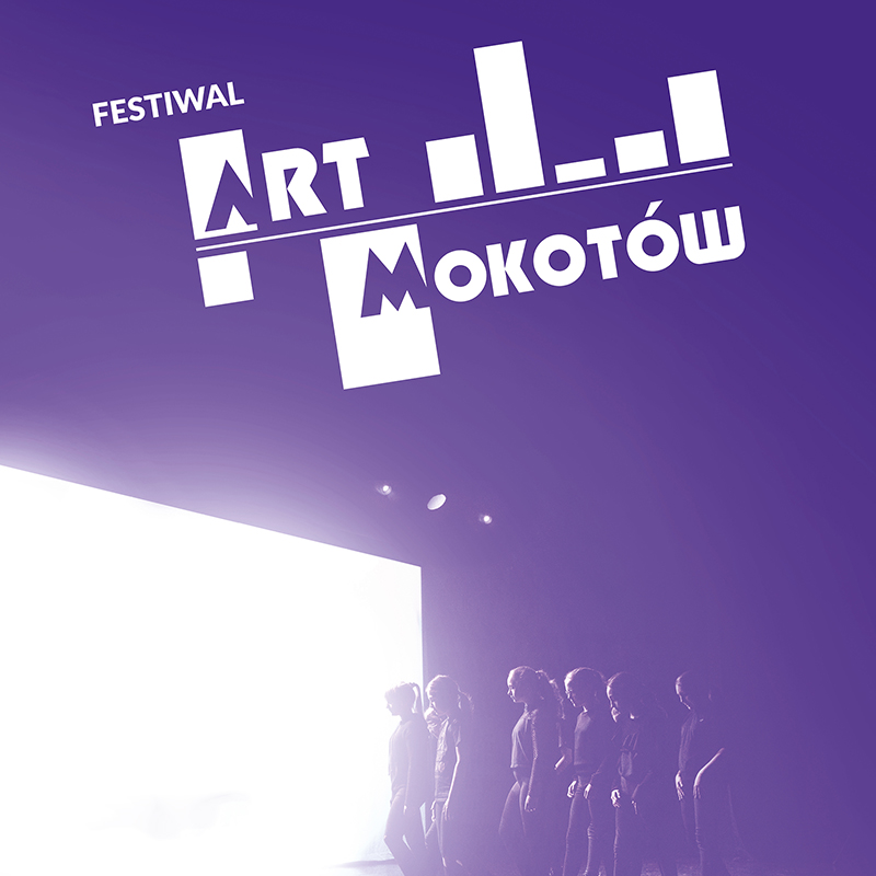 Graficzny baner promujący festiwal Art Mokotów 2021.