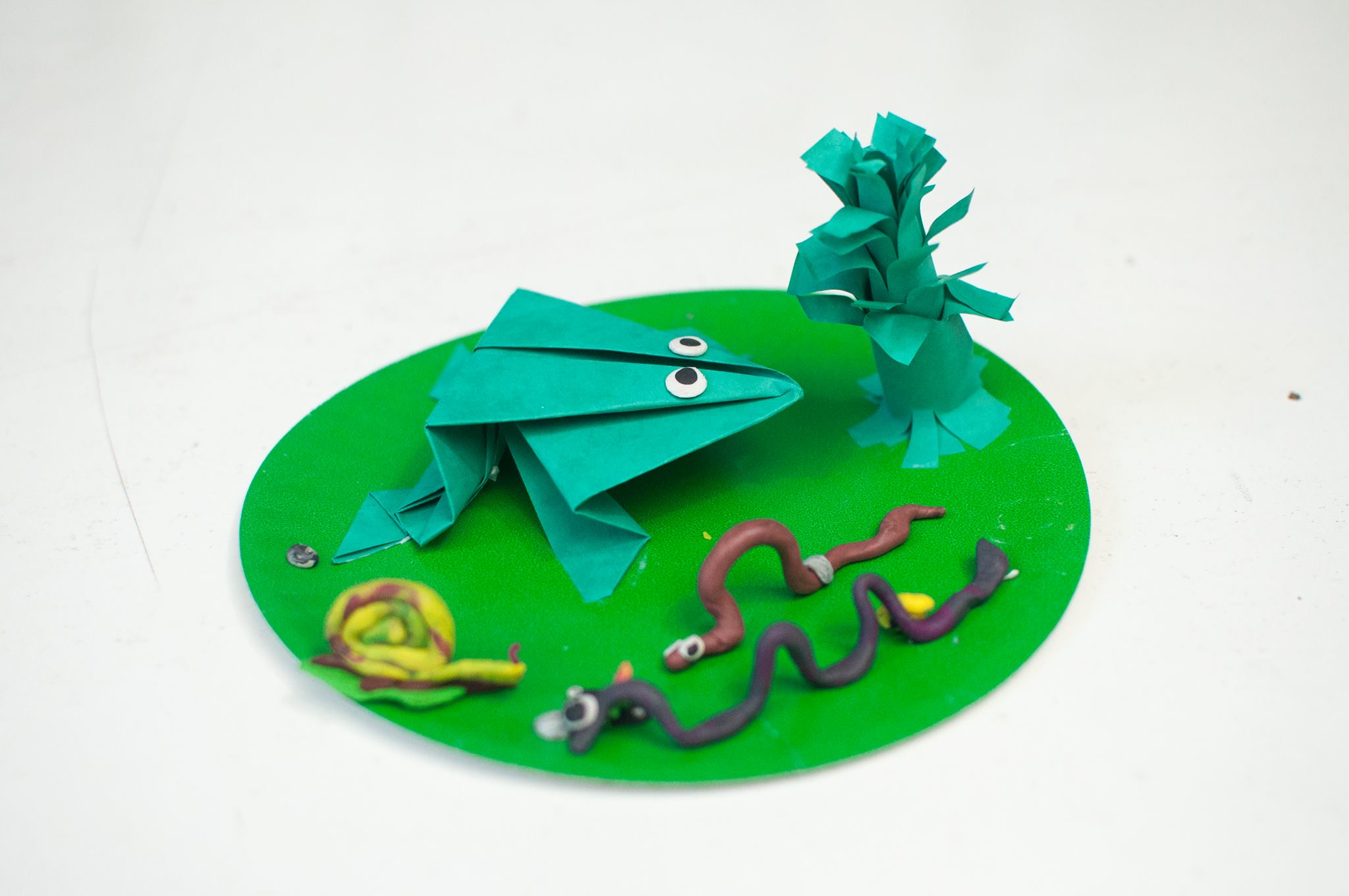 Zdjęcie przedstawia dziecięcą prace plastyczną.