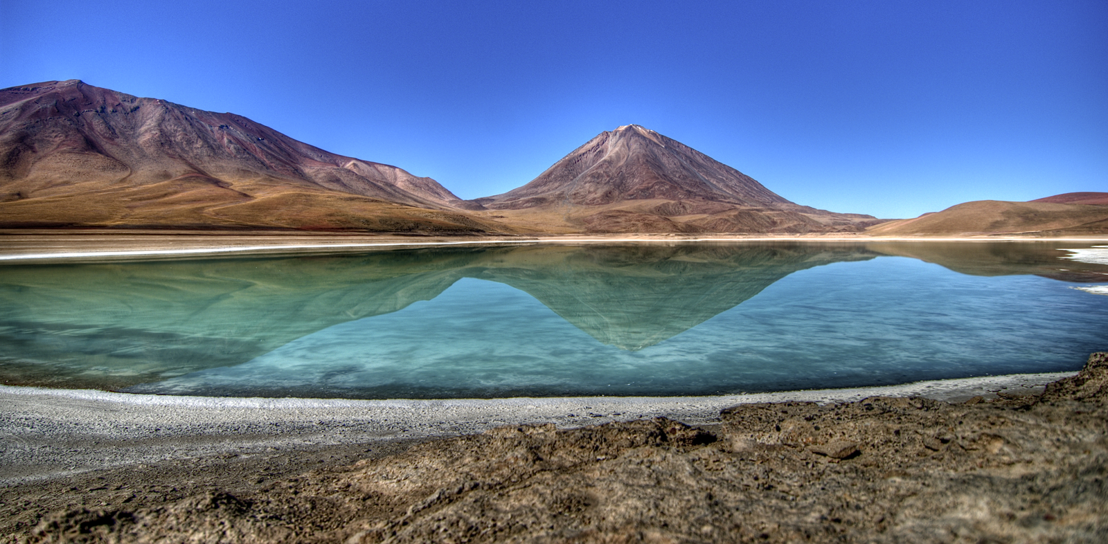 Laguna Verde en Bolivia