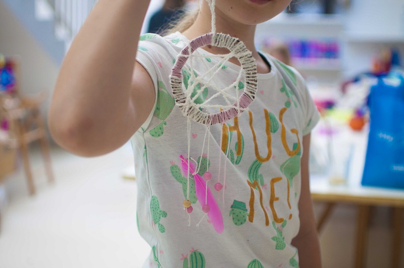 Jedna z prac uczestniczki zajęć plastycznych