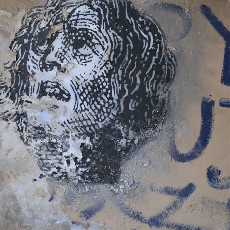 Graffiti szablonowe. Autor: Maniac. Foto: zasoby  Marcina Rutkiewicza