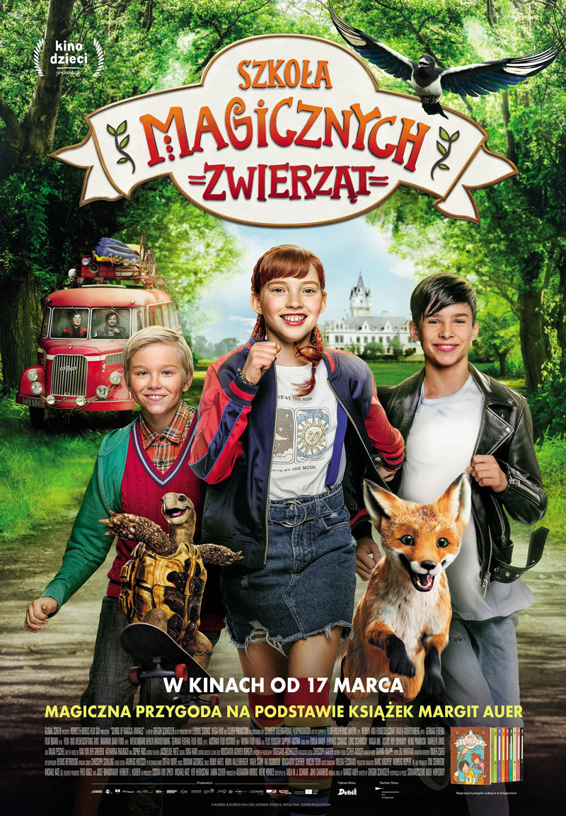 Oficjalny plakat do filmu "Szkoła magicznych zwierząt"