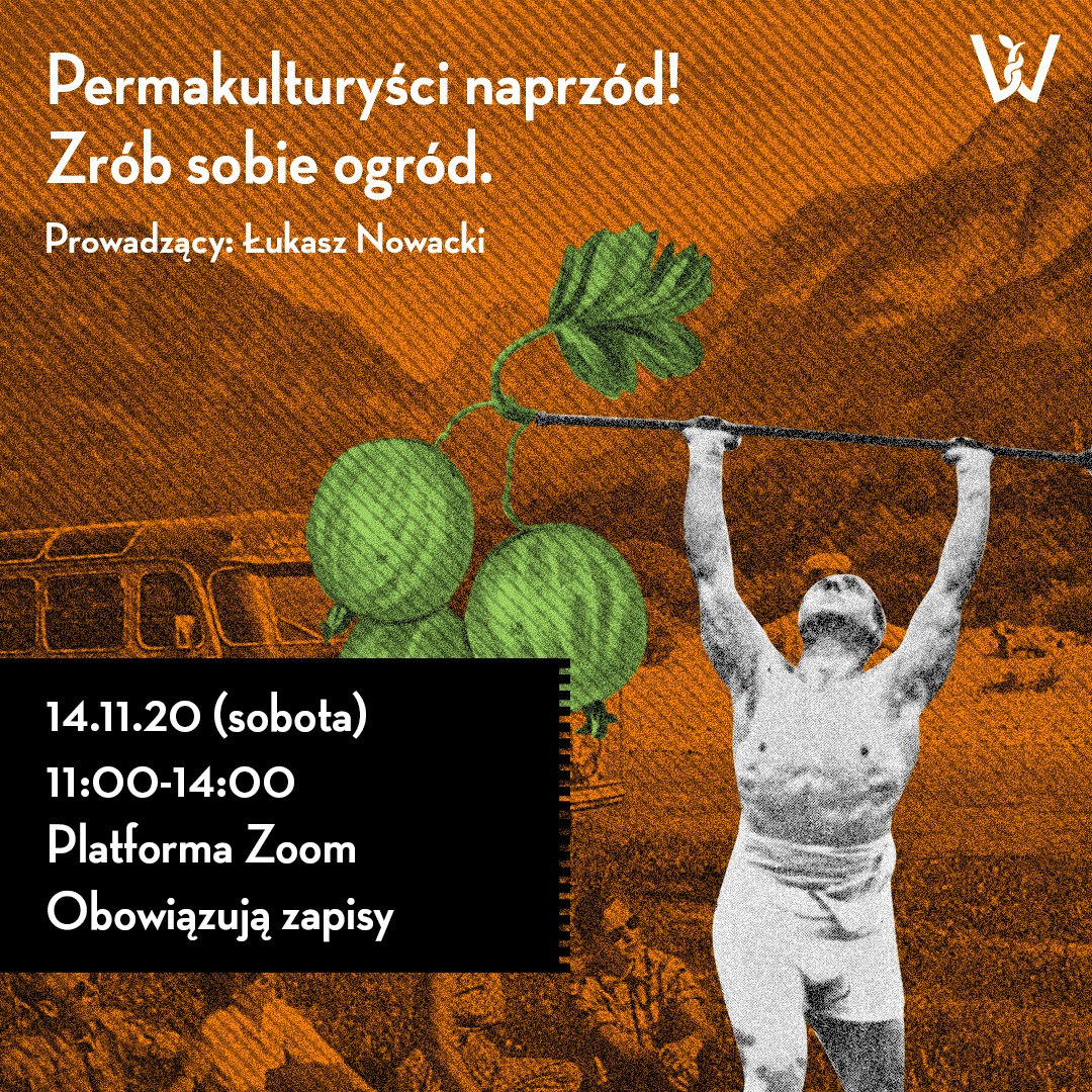 grafika promocyjna Na grafice widać figurę człowieka, który na tle górskiego krajobrazu podniósł ponad głowę agrest nienaturalnie dużych rozmiarów. Tekst grafiki jest powtórzony w artykule.