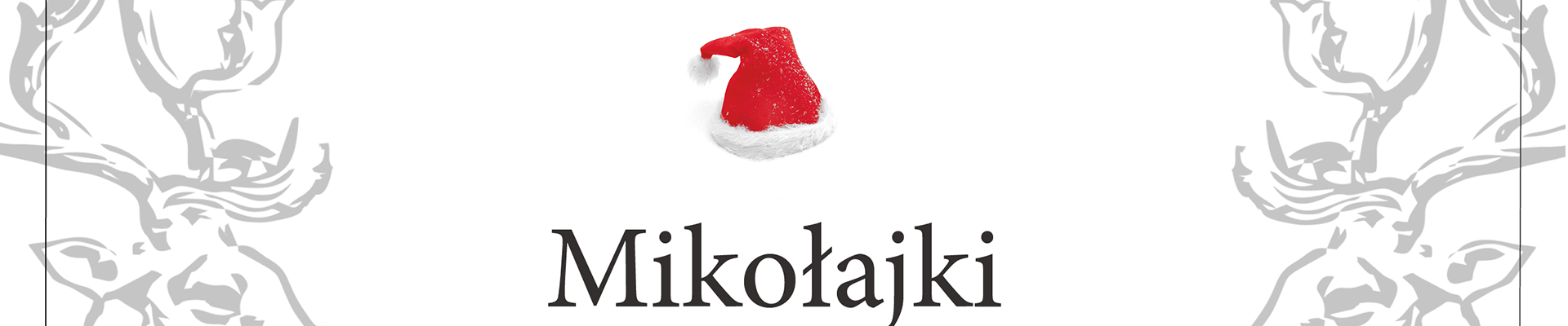ilustracja graficzna czerwono-białej czapki Mikołaja