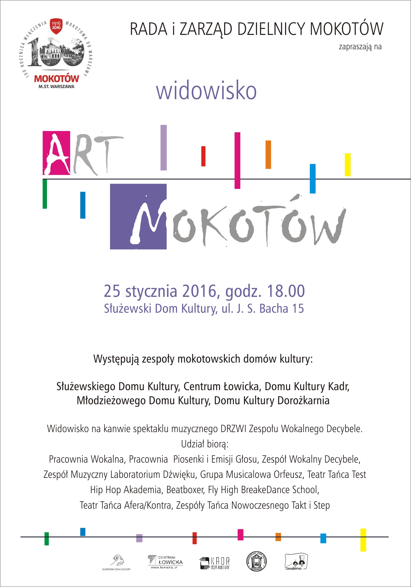 ART MOKOTÓW plakat 2016